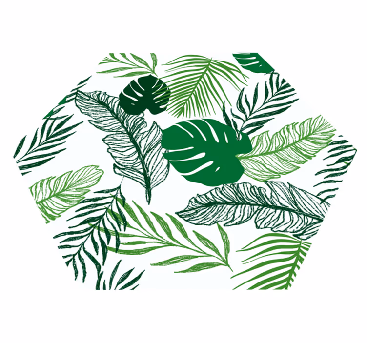 Tapete de vinil moderno em folha fina - TenStickers