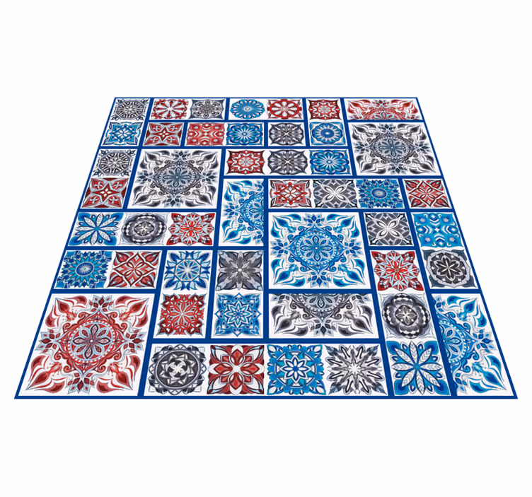 Tapete vinílico mosaico retalhos de mosaico - TenStickers