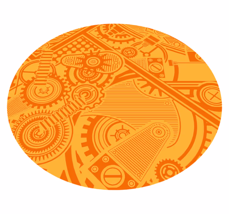 Tapete do vinil original steampunk vintage - TenStickers