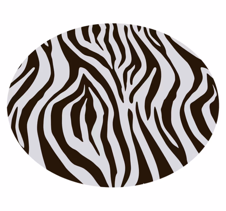 Tapete de vinil com estampa animal de zebra  - TenStickers