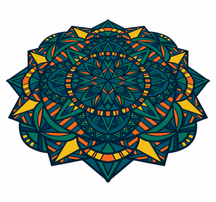 apete de vinil estilo mandala zen - TenStickers