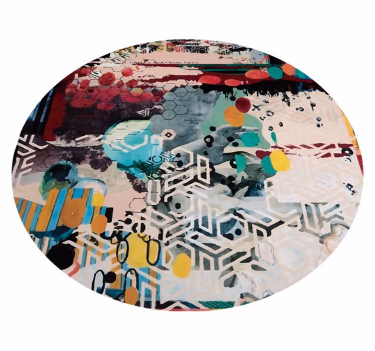 Tapete de vinil moderno Mistura de arte urbana - TenStickers