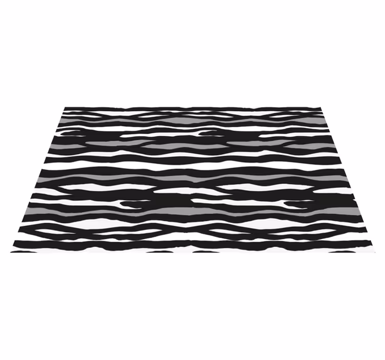 Tapete de vinil com estampa animal zebra - TenStickers