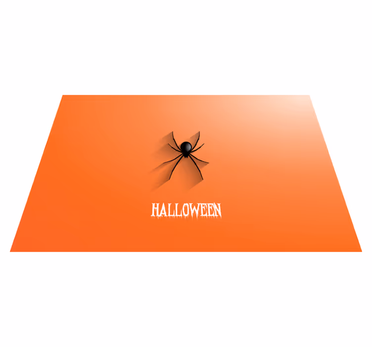 Tapete vinílico halloween aranha do dia das bruxas - TenStickers