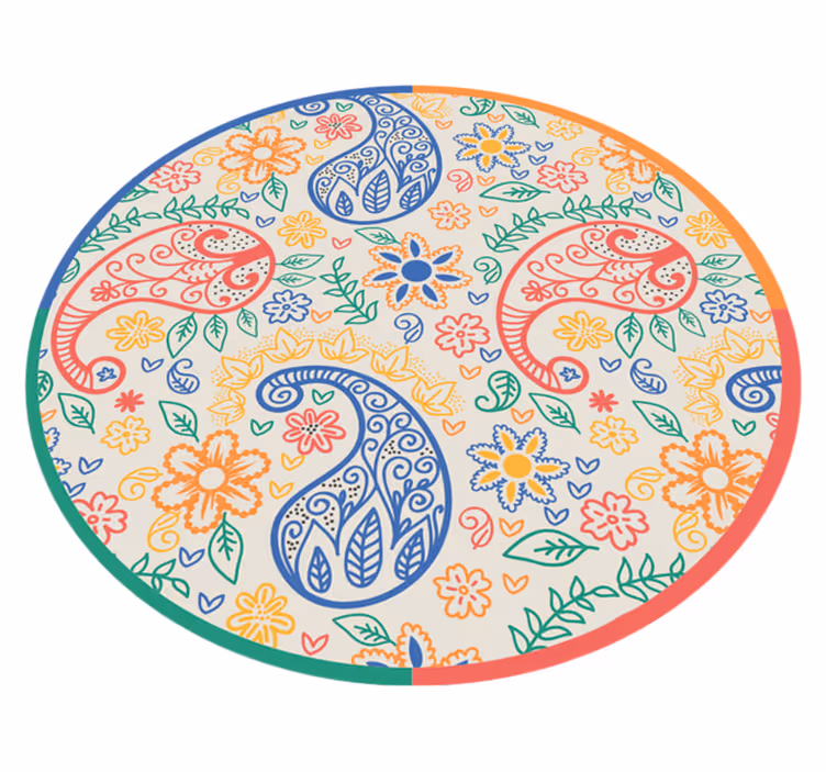 Tapete vinílico flores e plantas motivos florais estampados - TenStickers
