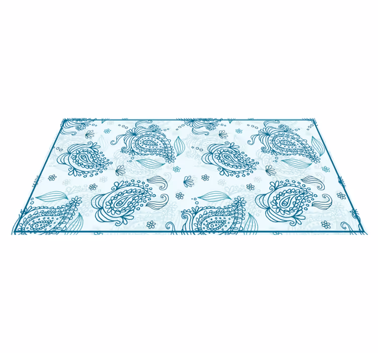 Tapete vinílico de mandala mandala paisley harmonia - TenStickers