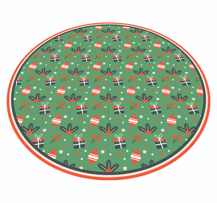 Tapete de vinil com padrão de doces de natal - TenStickers