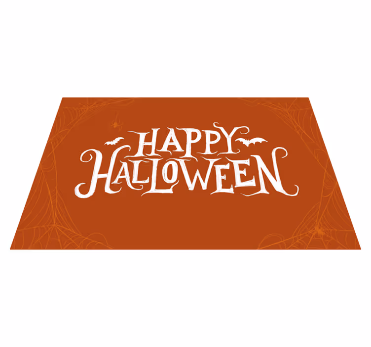 Tapete vinílico halloween mensagem festiva de halloween - TenStickers