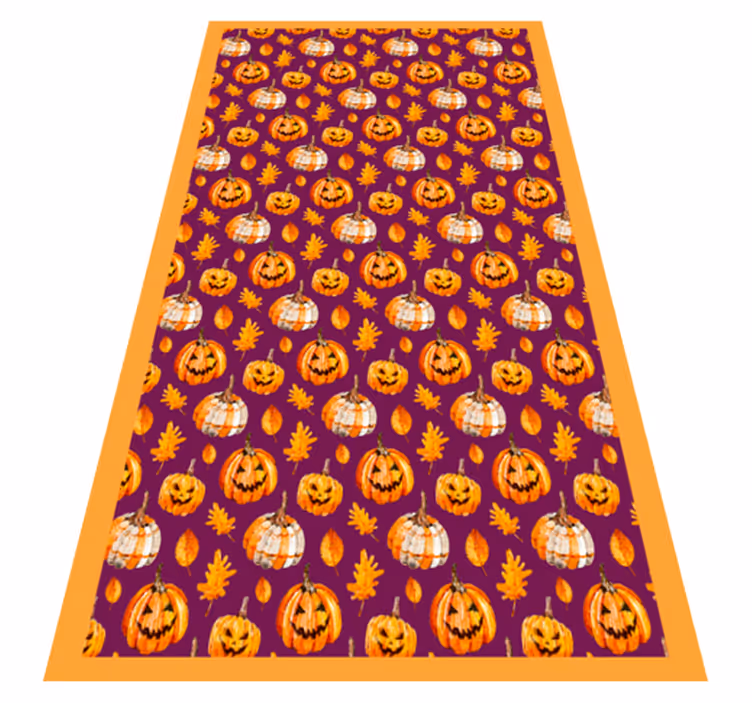 Tapete de vinil abóboras halloween - TenStickers