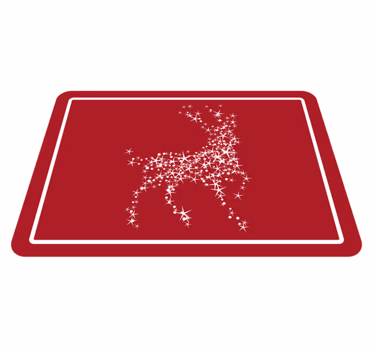 Tapete vinílico do Natal constelação de renas - TenStickers