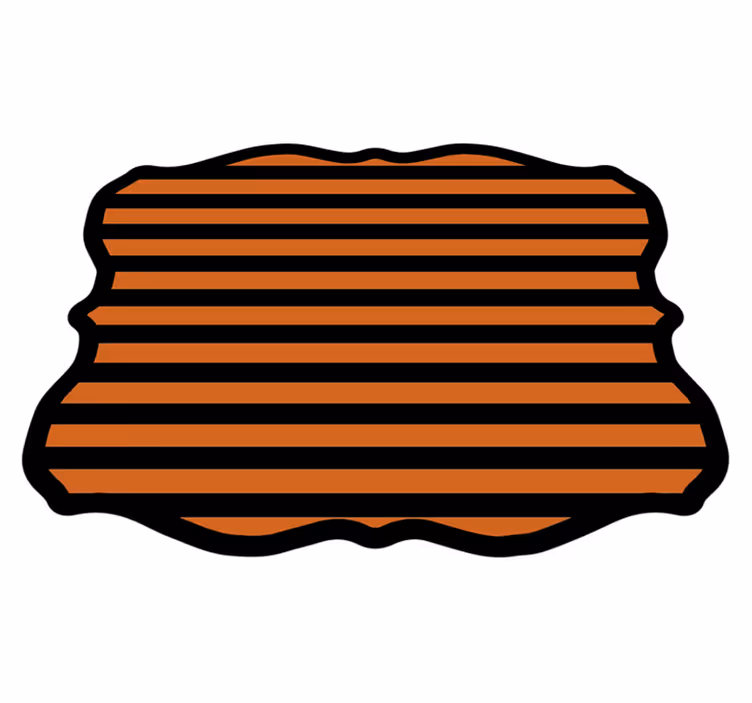 Tapete vinílico halloween listras do dia das bruxas - TenStickers
