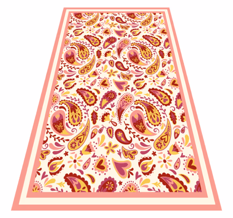 Tapete floral de formas florais legais - TenStickers