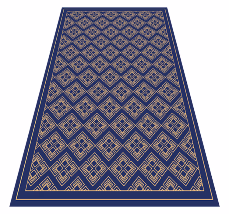 Tapete vintage azul decorativo à moda antiga - TenStickers