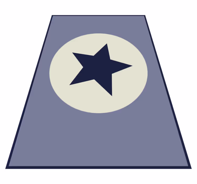 Tapete vinílico estrelas peça central estrela - TenStickers