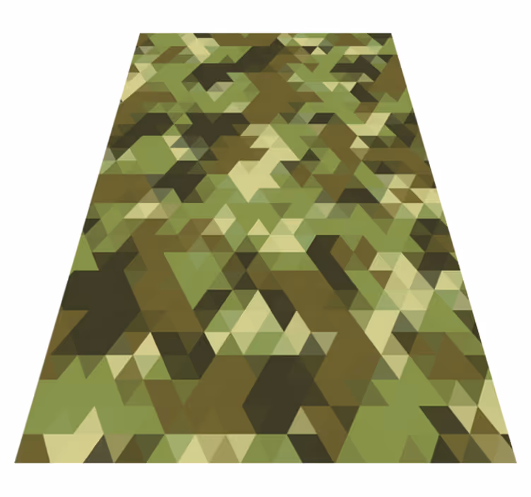 Tapete vinílico geométricas camuflagem geométrica - TenStickers