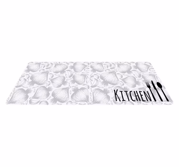 Tapete vinílico cozinha ilustração de utensílio de cozinha - TenStickers