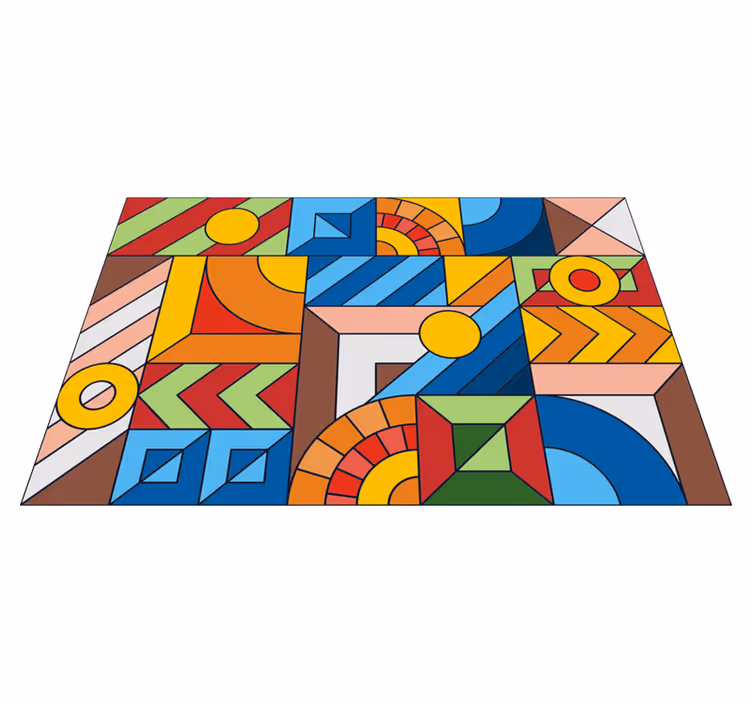 Ladrilhos de mosaico de mosaico colorido - TenStickers