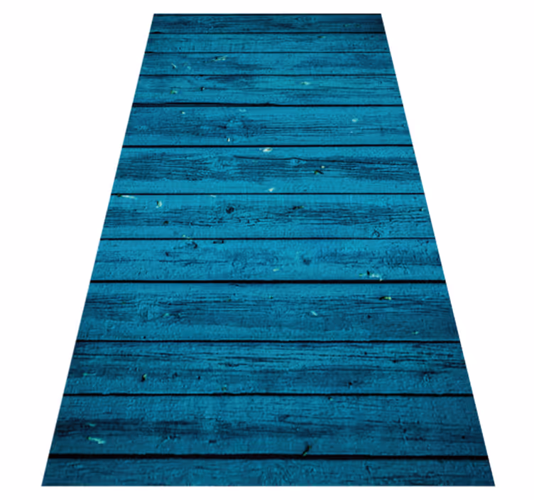 Piso de madeira vinil de madeira azul - TenStickers