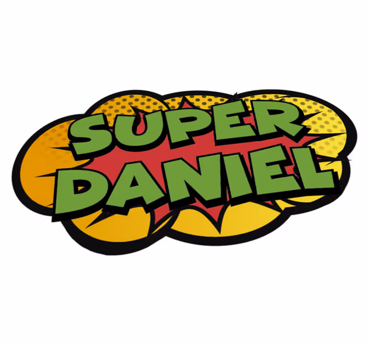 Tapete personalizado super poder - TenStickers
