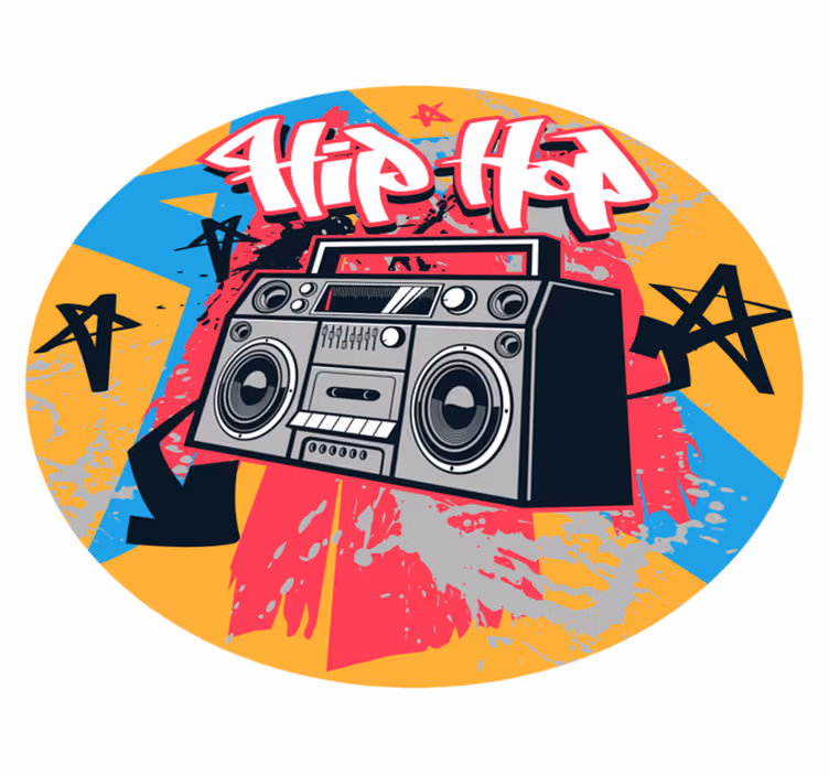 Tapete de quarto de dançarina de hip hop - TenStickers