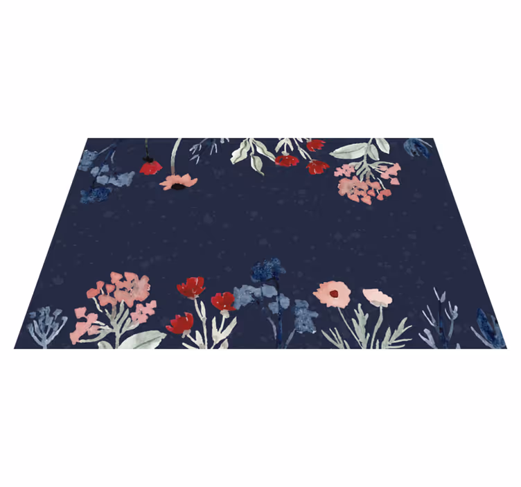 Tapete de vinil tapete vintage flores vintage - TenStickers