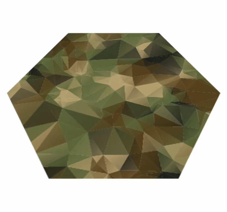 Tapete vinílico geométricas hexágono com padrão geométrico - TenStickers