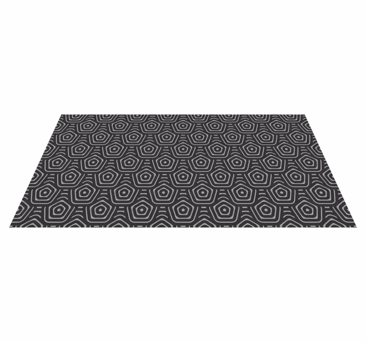 Tapete vinílico geométricas diamantes concêntricos - TenStickers