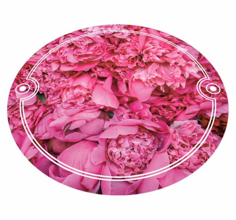 Tapete vinílico flores e plantas espaço de meditação floral - TenStickers