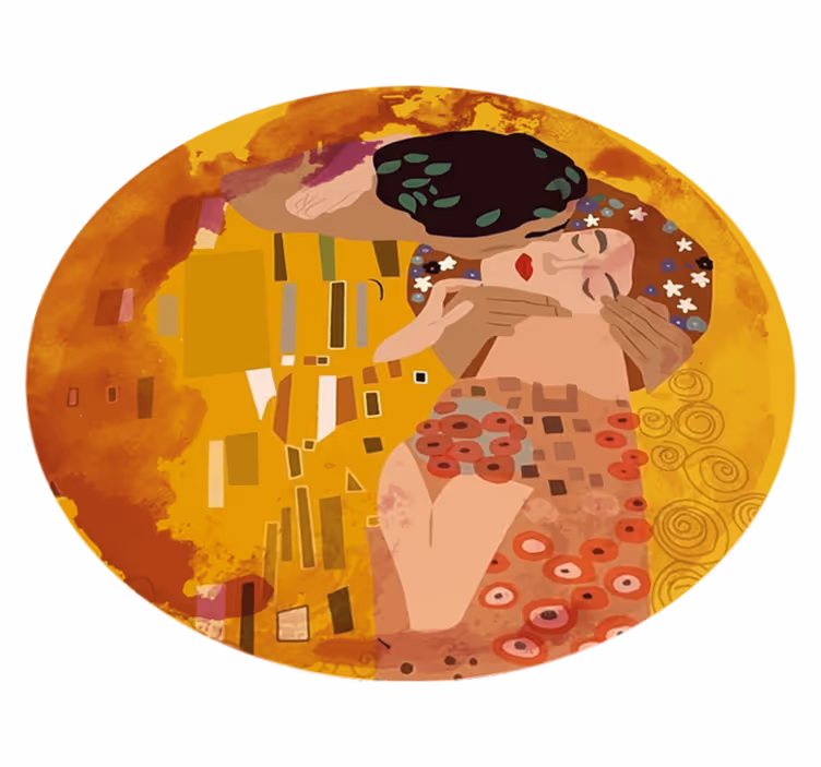 Tapete vinílico de mapa mundial abraço do mundo abstrato - TenStickers