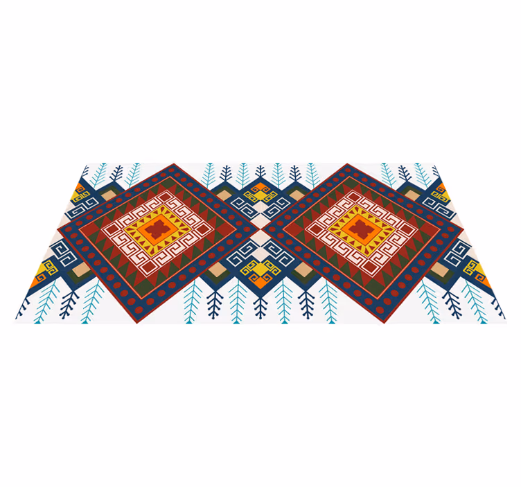 Ladrilhos de mosaico de padrão étnico geométrico - TenStickers