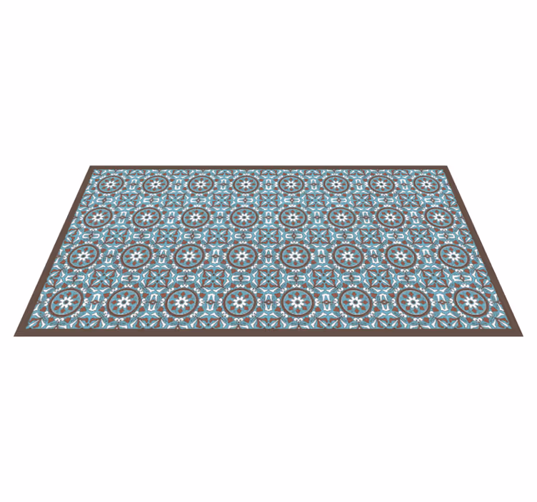 Tapete azul turquesa árabe - TenStickers