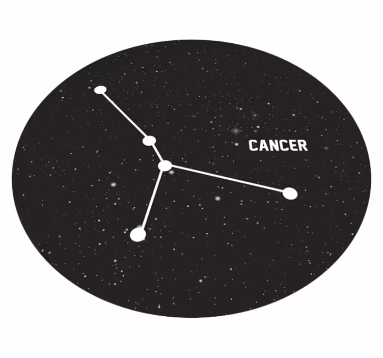 Tapete vinílico estrelas constelação celestial - TenStickers