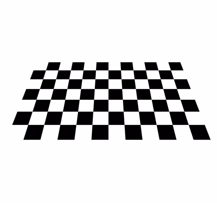 Tapete vintage de azulejos preto e branco - TenStickers