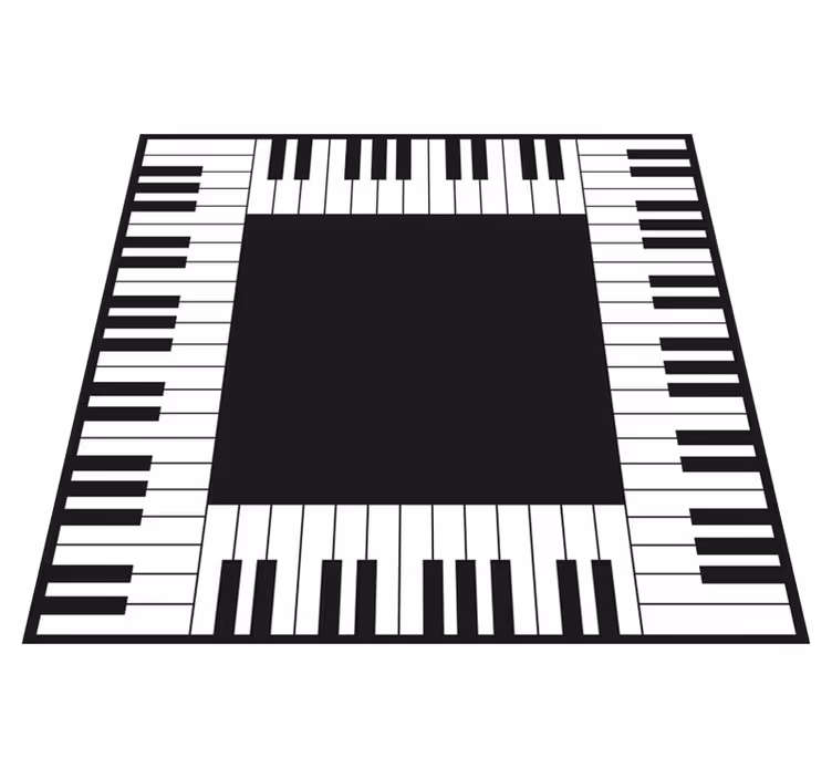 Tapete de vinil cozinha piano tapete moderno - TenStickers