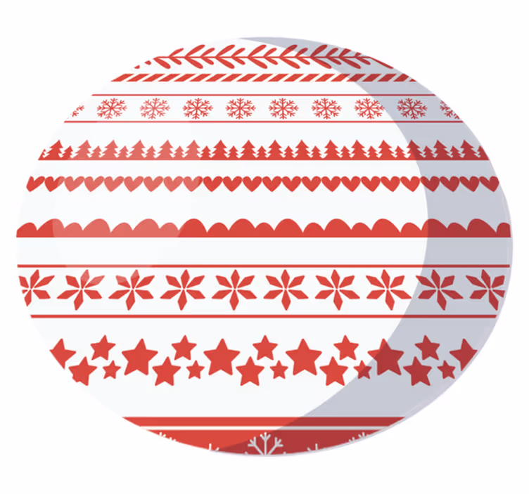 Tapete vinílico do Natal motivo sazonal festivo - TenStickers