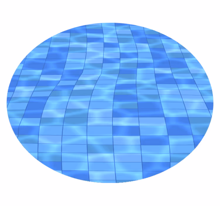 Tapete moderno de vinil para piscina - TenStickers