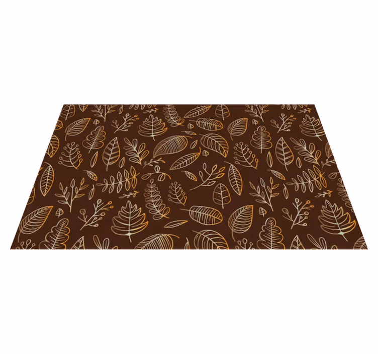 Tapete dourado outono vintage - TenStickers