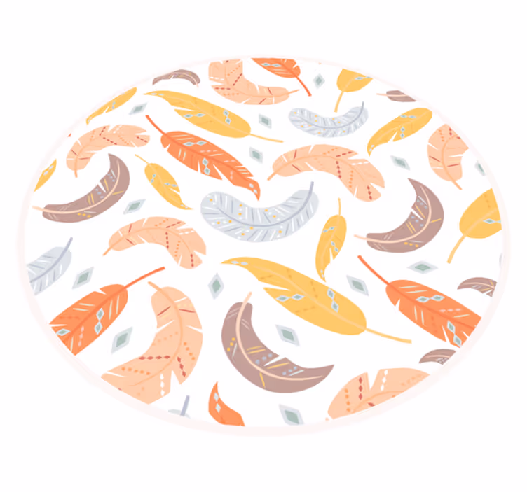 Tapete vinílico flores e plantas padrão de folhas botânicas - TenStickers