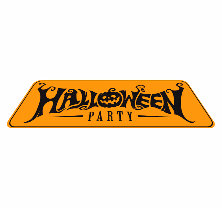 Tapete vinílico halloween banner festivo de halloween - TenStickers