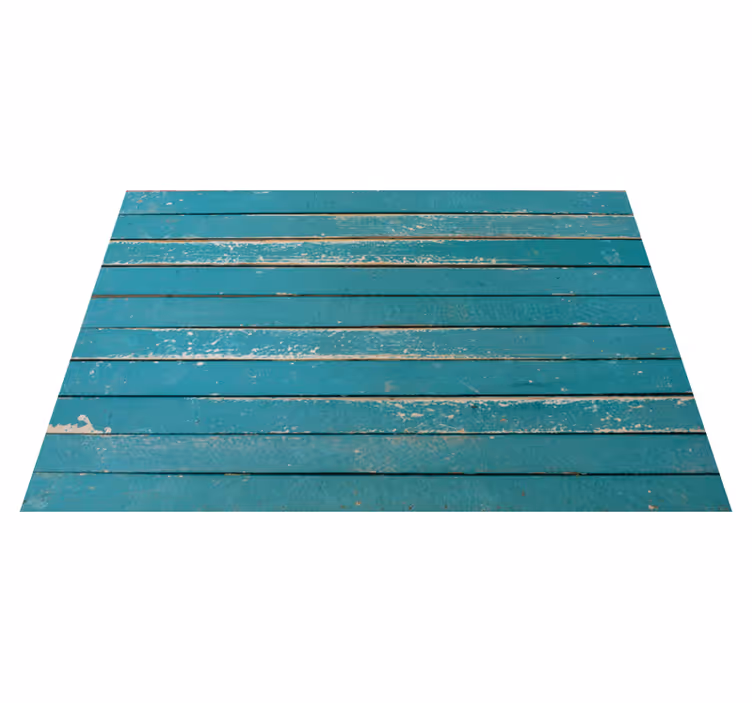Tapete de vinil com efeito de madeira azul velho - TenStickers