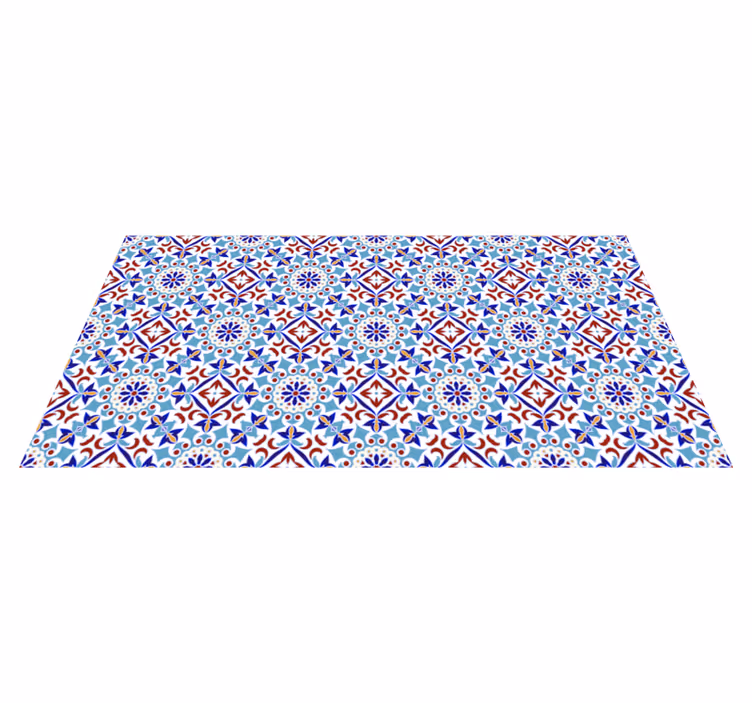 Azulejo azul claro azulejos de piso de cozinha - TenStickers