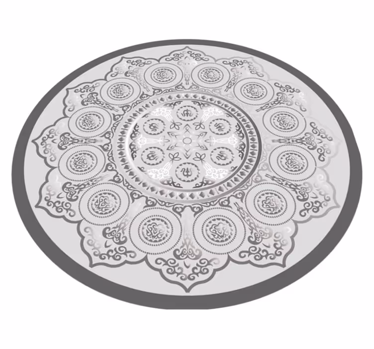 Tapete vinílico de mandala sobreposição de padrão de mandala - TenStickers