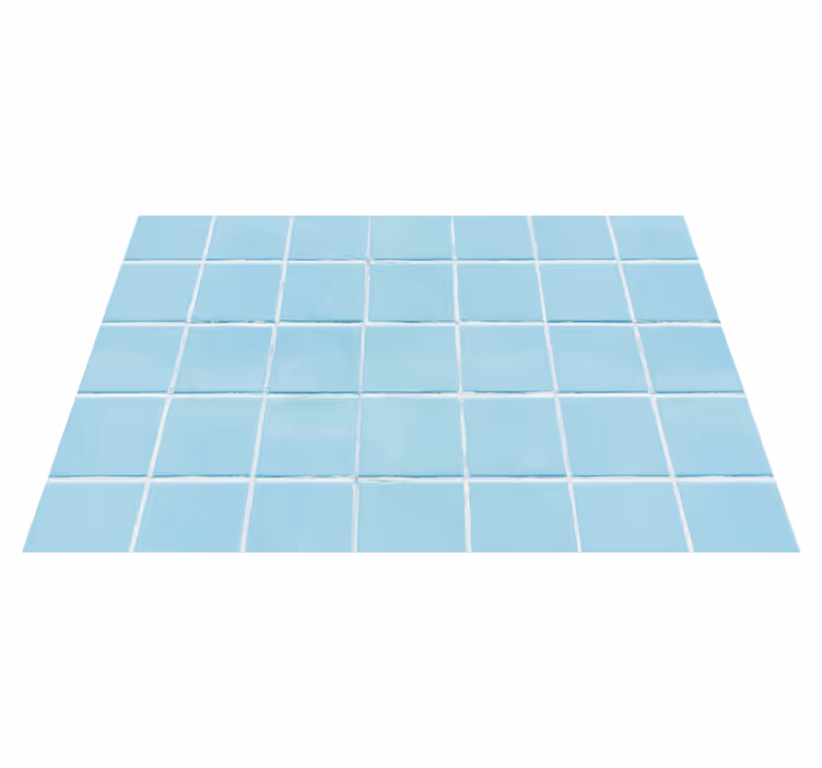 Tapete moderno de azulejos quadrados azuis - TenStickers