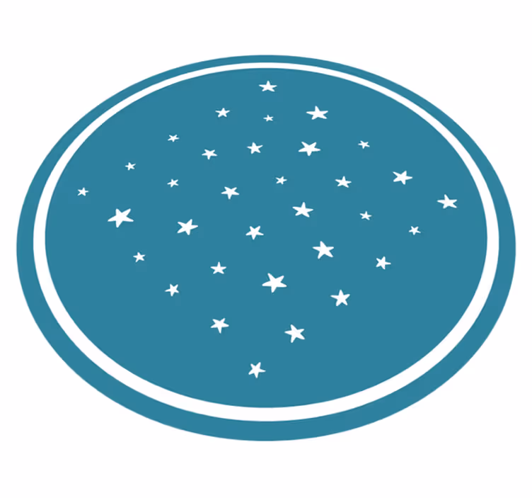 Tapete vinílico estrelas motivo estelar - TenStickers