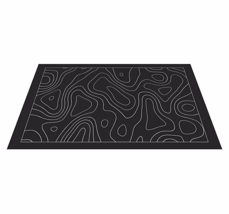 Tapete vinílico geométricas contornos abstratos - TenStickers