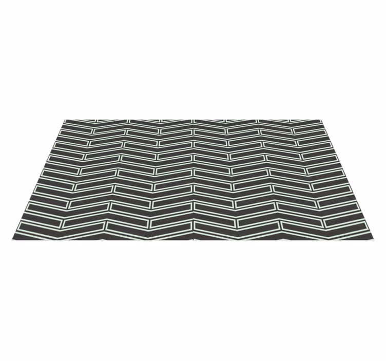 Tapete vinílico geométricas linhas divisa - TenStickers