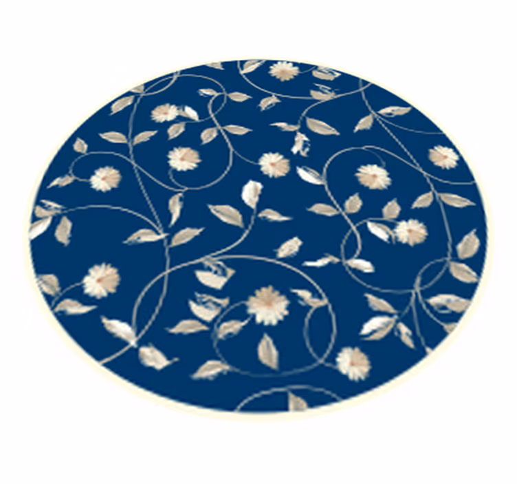 Tapete vinílico flores e plantas padrão de flor botânica - TenStickers