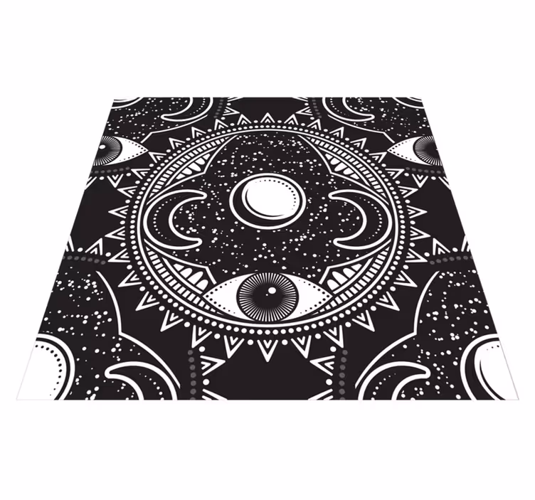 Tapete vinílico de mandala padrão de mandala celestial - TenStickers