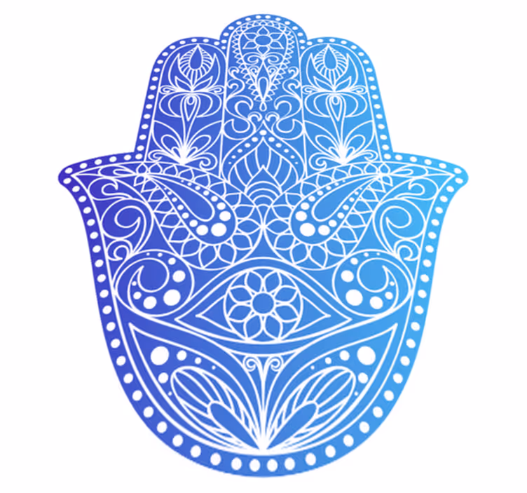 Tapete vinílico de mandala decoração inspirada em mandala - TenStickers
