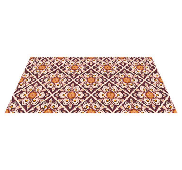 Tapete vinílico mosaico padrão de mandala em mosaico - TenStickers